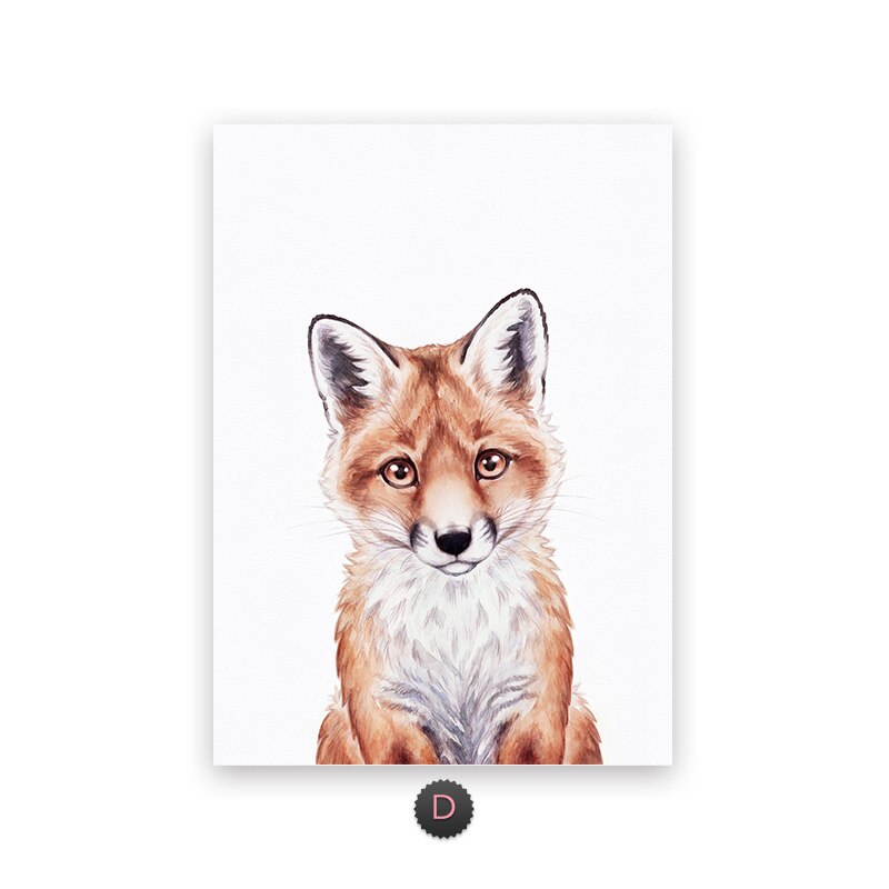 Bedroom Wall Sproutfox Animal Prints