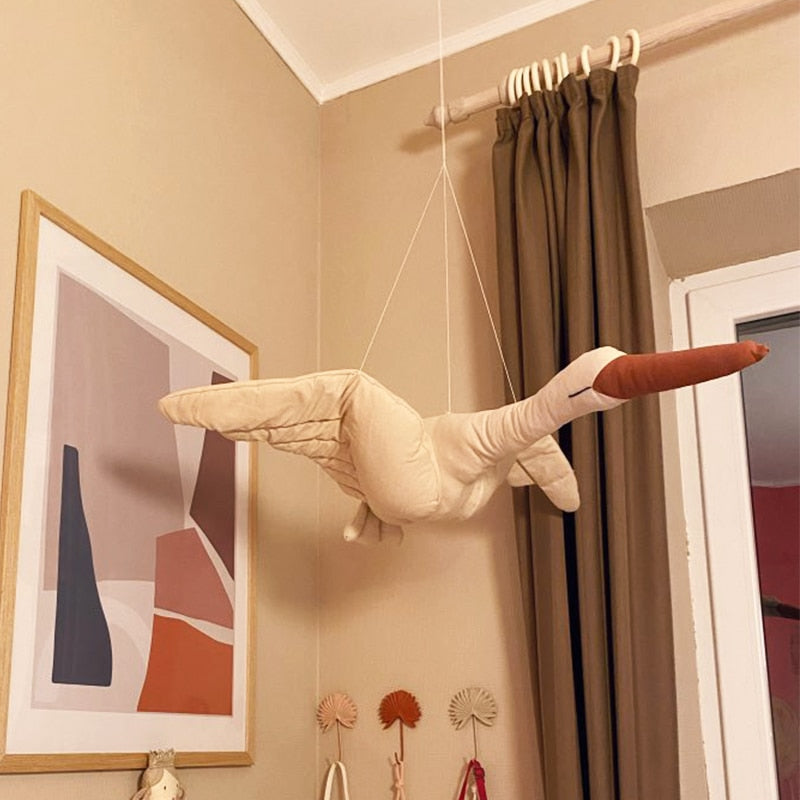Wall hanging Swan Plush Stuffed Doll