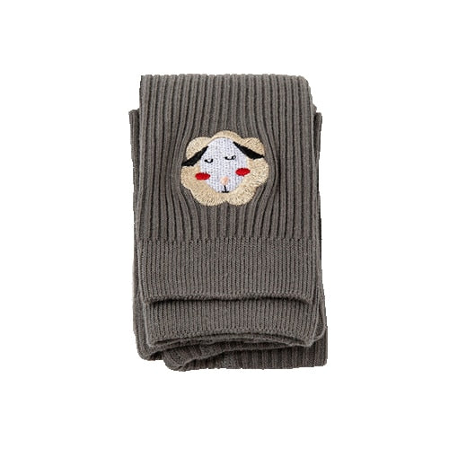3D Embroidery Cartoon Tights