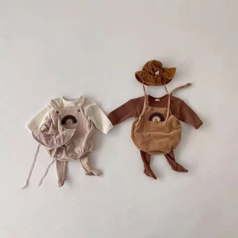 Baby Blouse Waffle Unisex Outfit