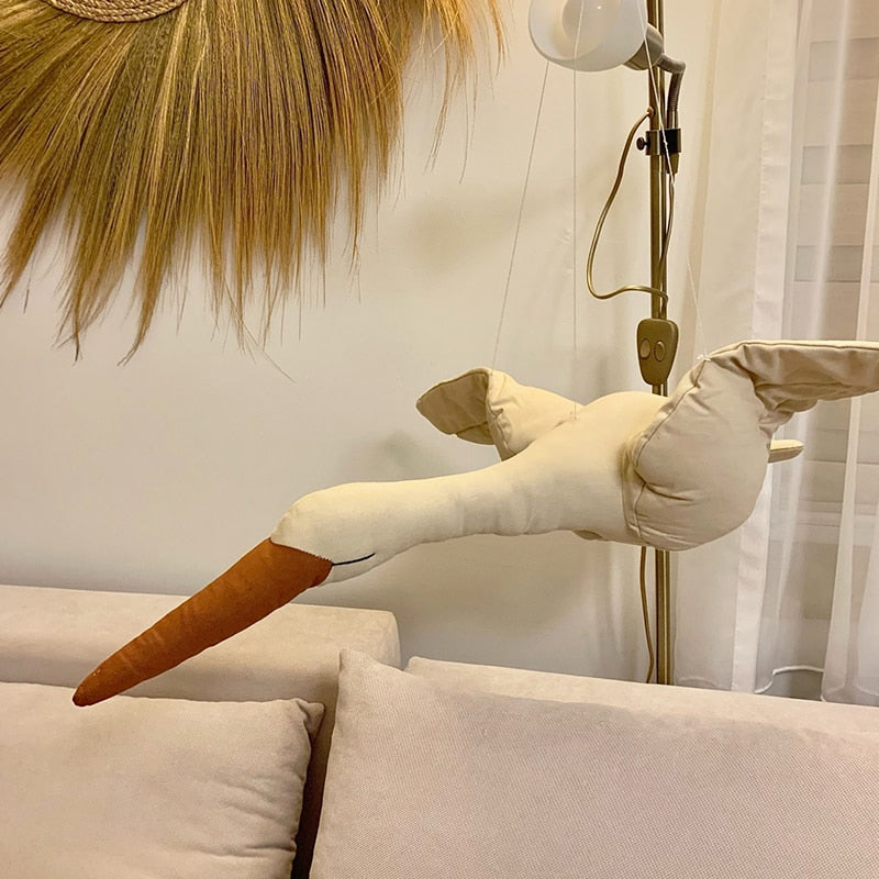 Wall hanging Swan Plush Stuffed Doll