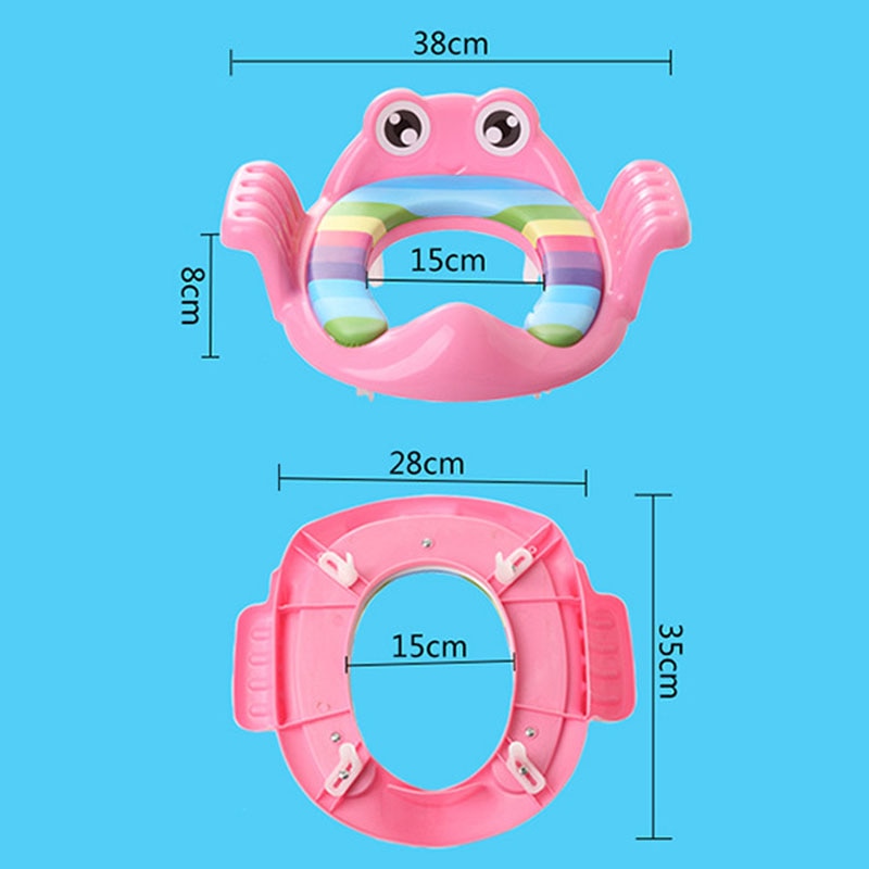 Baby Toilet Potty Seat with Armrest for Training
