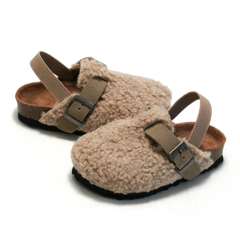 Fur Fuzzy Slipper Sandals