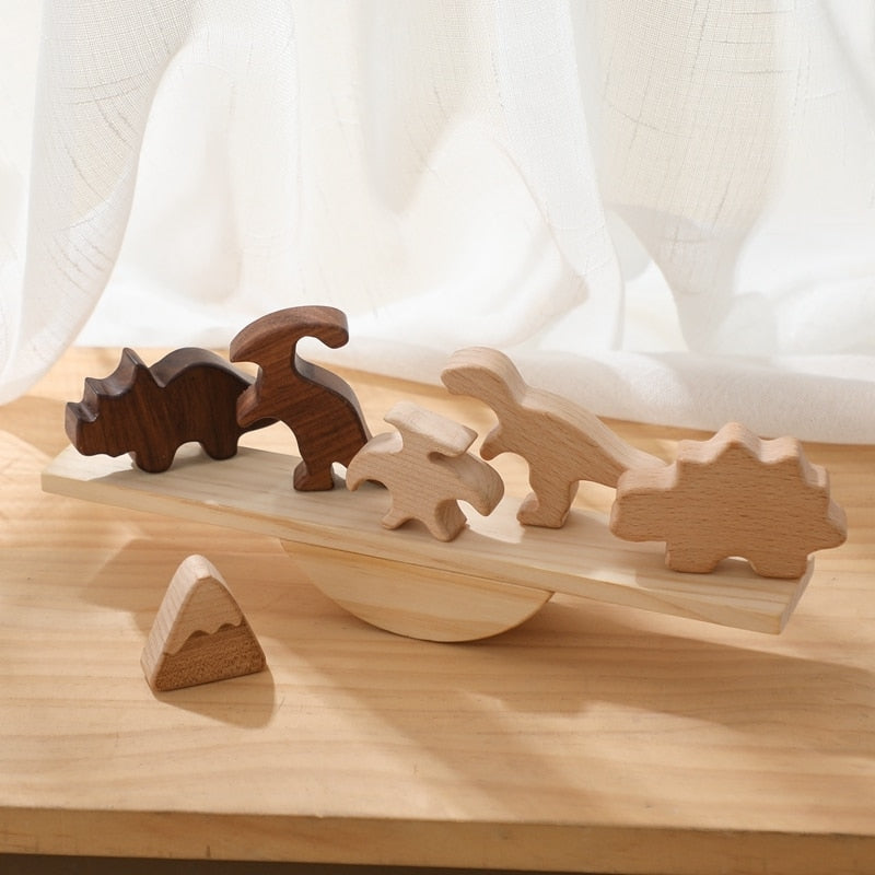 Wooden Animal Balance Blocks