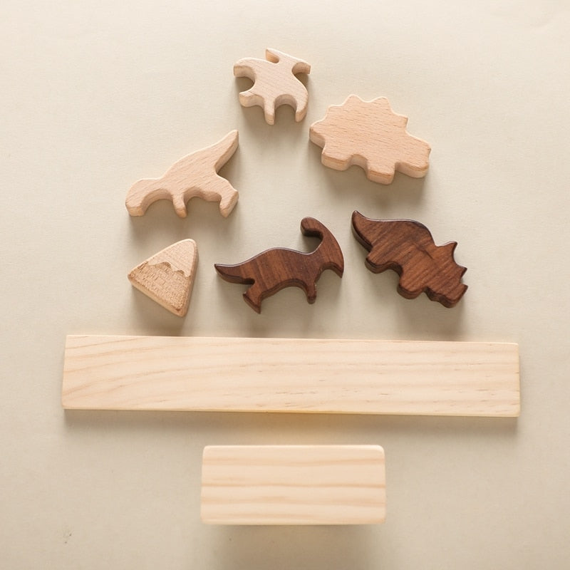 Wooden Animal Balance Blocks