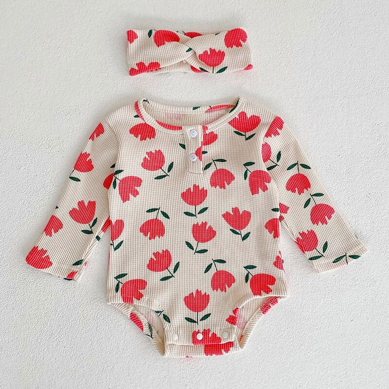 Newborn Doll Collar Romper