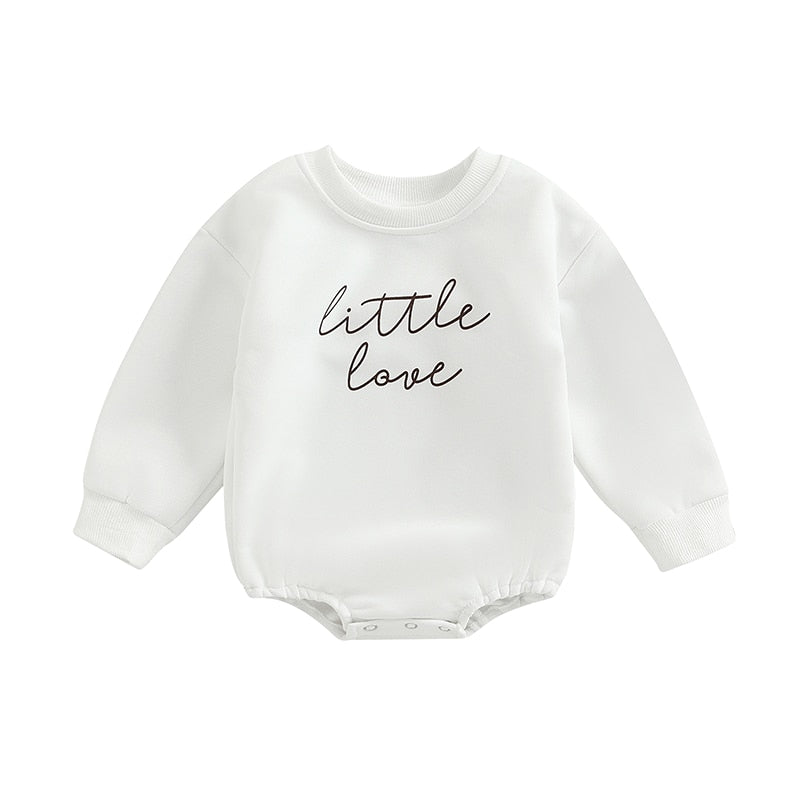 Long Sleeve Letter Printed Jumpsuit
