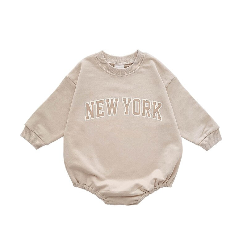New York Printed Two Piece Sports Set