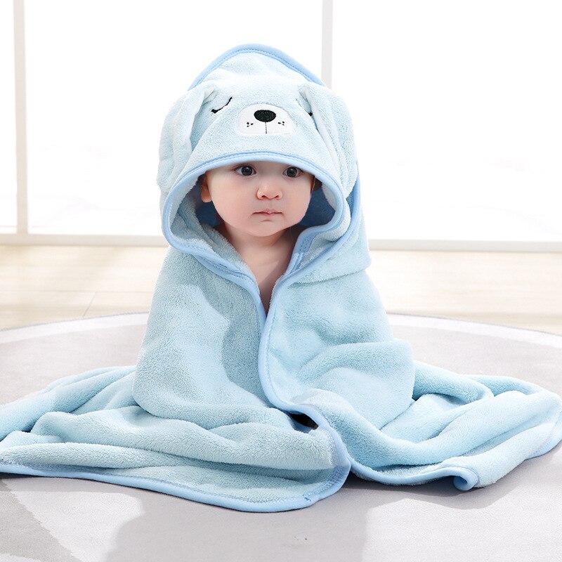 Flannel Fleece Animal Hooded Soft Children's Towel