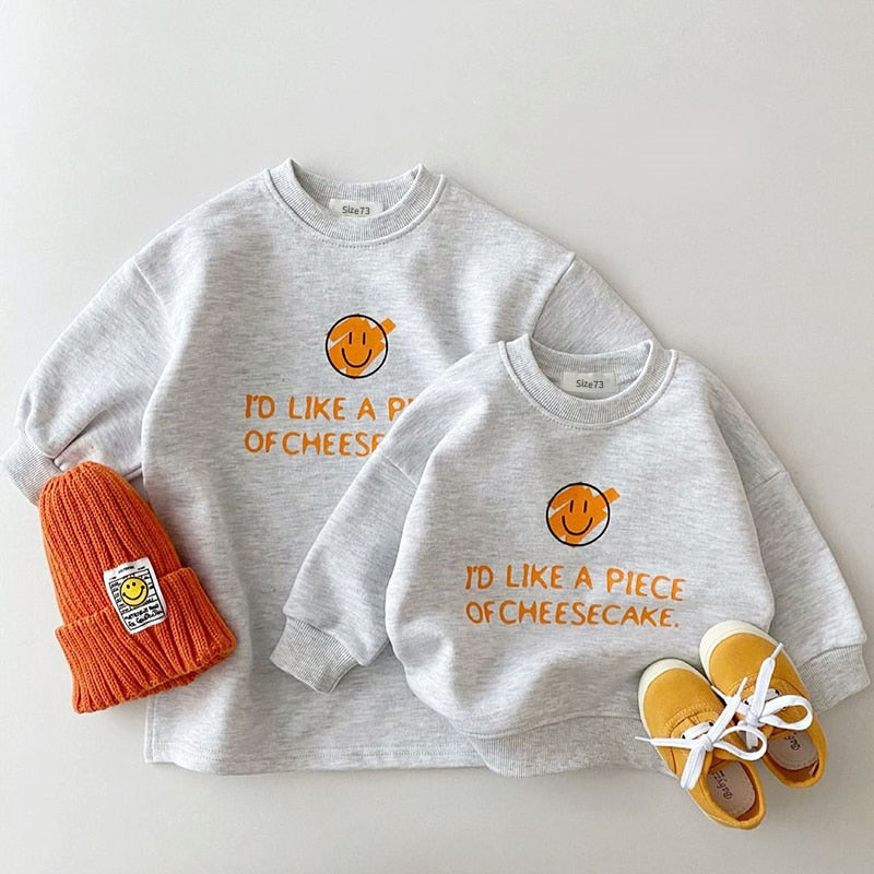 Baby Unisex Clothes Set - Long Sleeve Casual Sweatshirt + Harem Pants