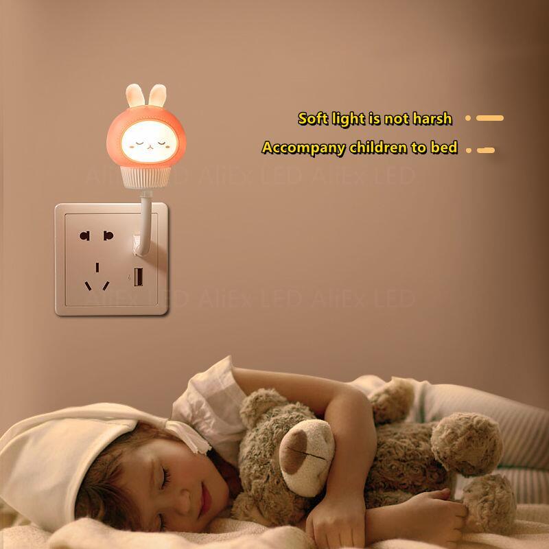 LED Chlidren USB Night Light With Remote Control