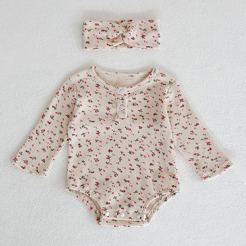 Newborn Doll Collar Romper