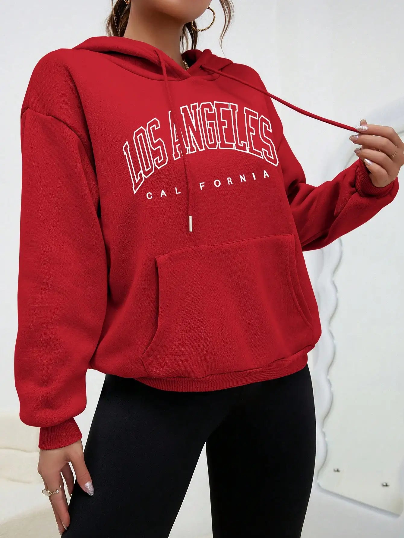 Los Angeles Letter Design Hoody