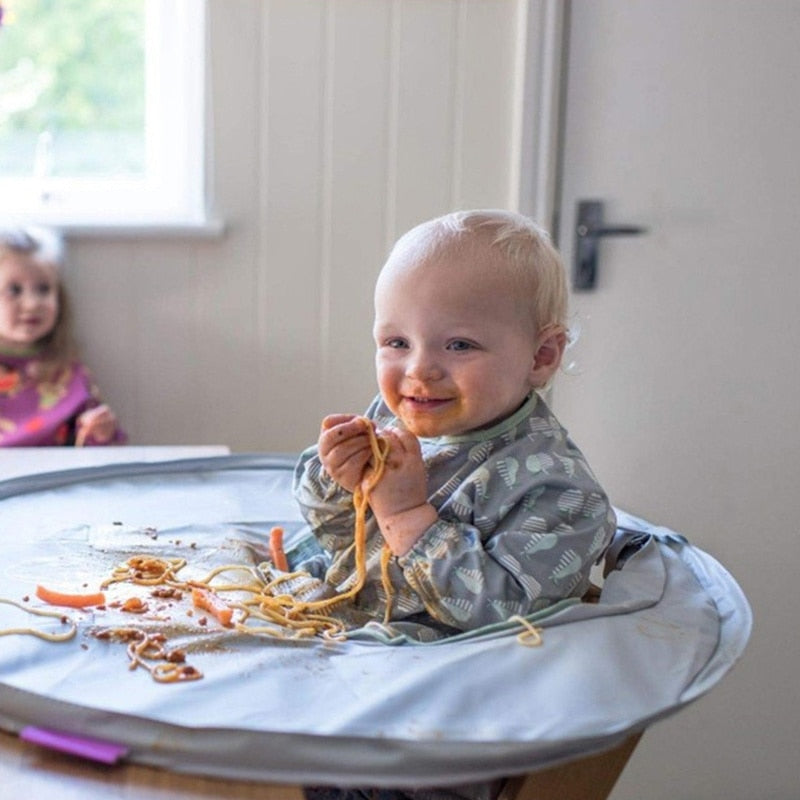3 in 1 Baby Bib Table Cover Dining Chair Gown