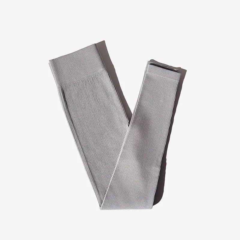 Ribbed Seamless Yoga Pants High Waist