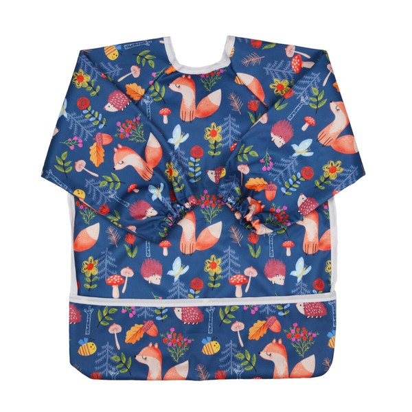 Mess-Free Feeding: Waterproof Long Sleeve Shirt Baby Bib