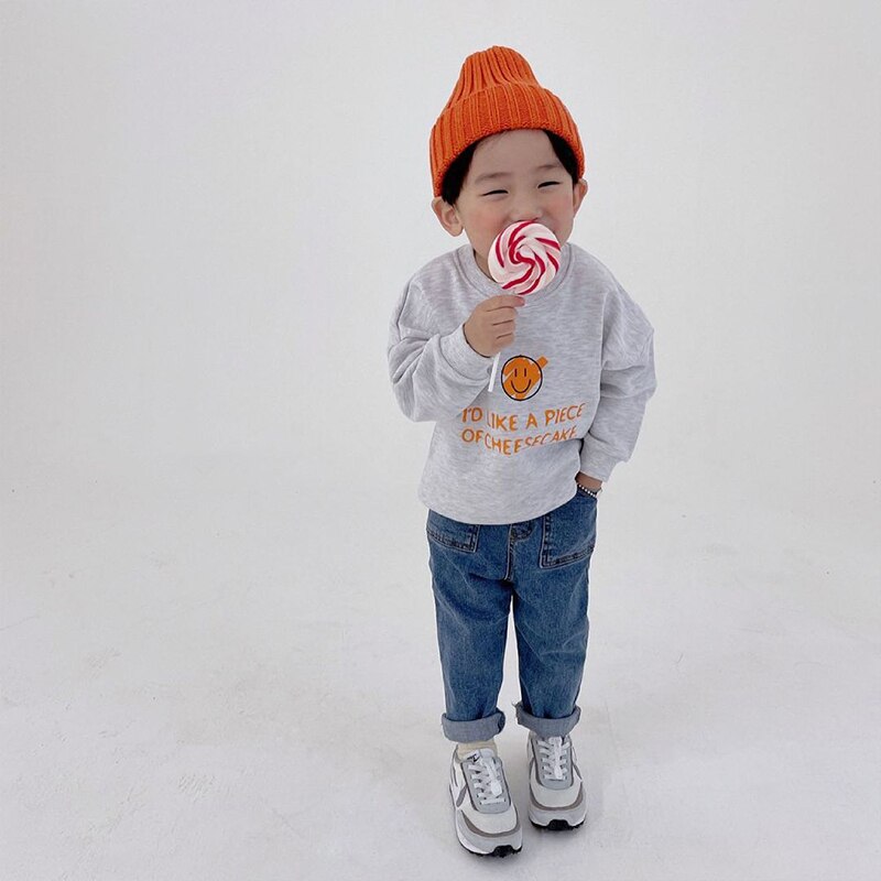 Baby Unisex Clothes Set - Long Sleeve Casual Sweatshirt + Harem Pants