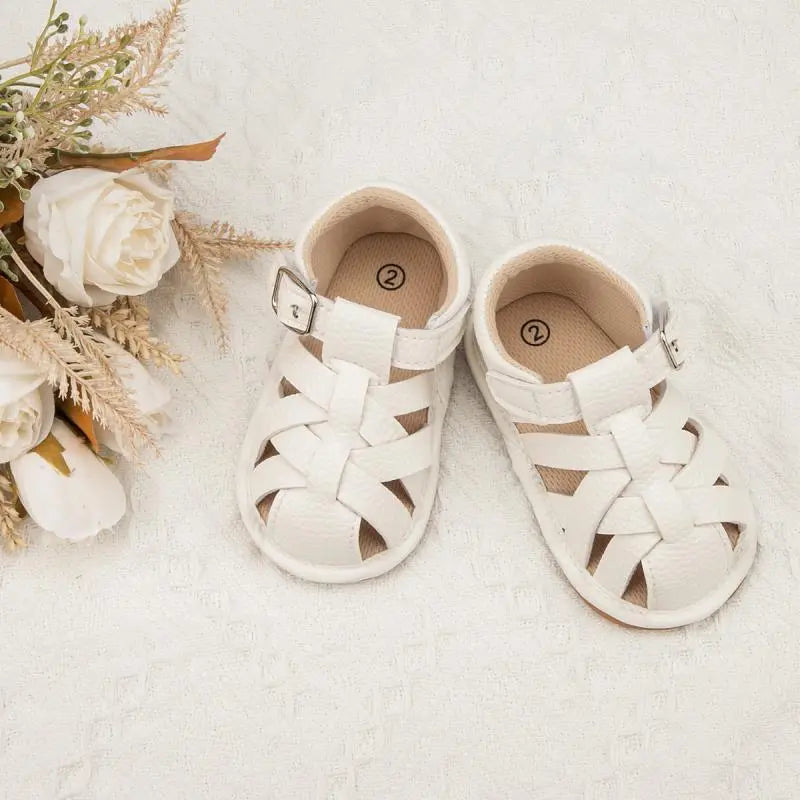 Leather Buckle Sandal