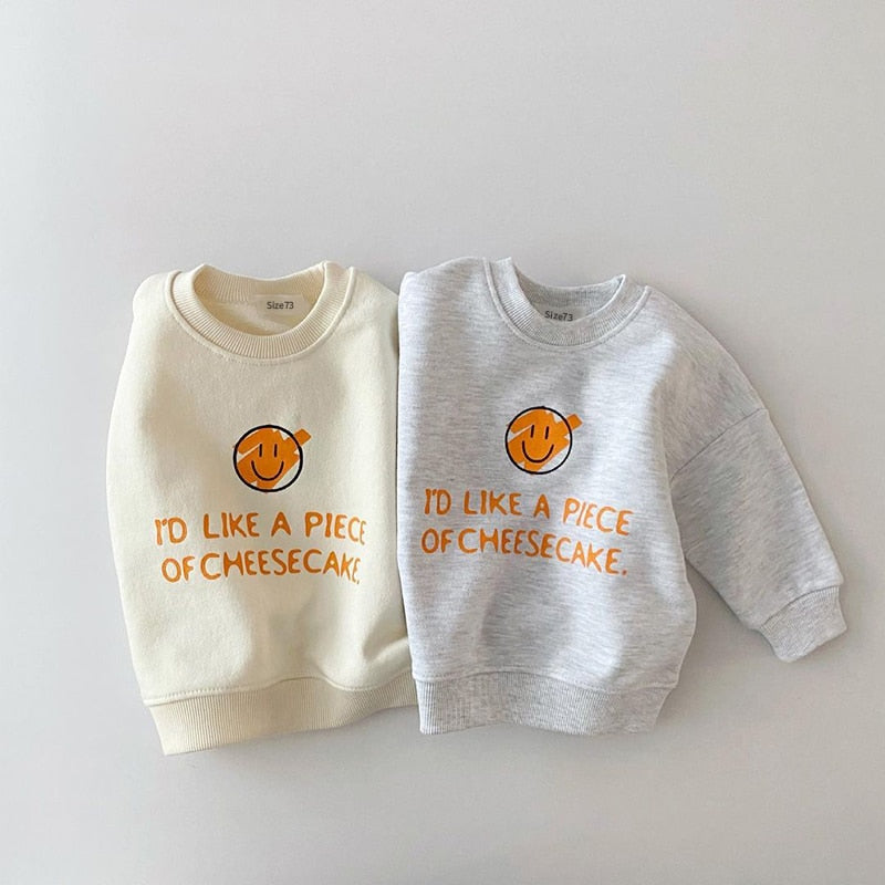 Baby Unisex Clothes Set - Long Sleeve Casual Sweatshirt + Harem Pants