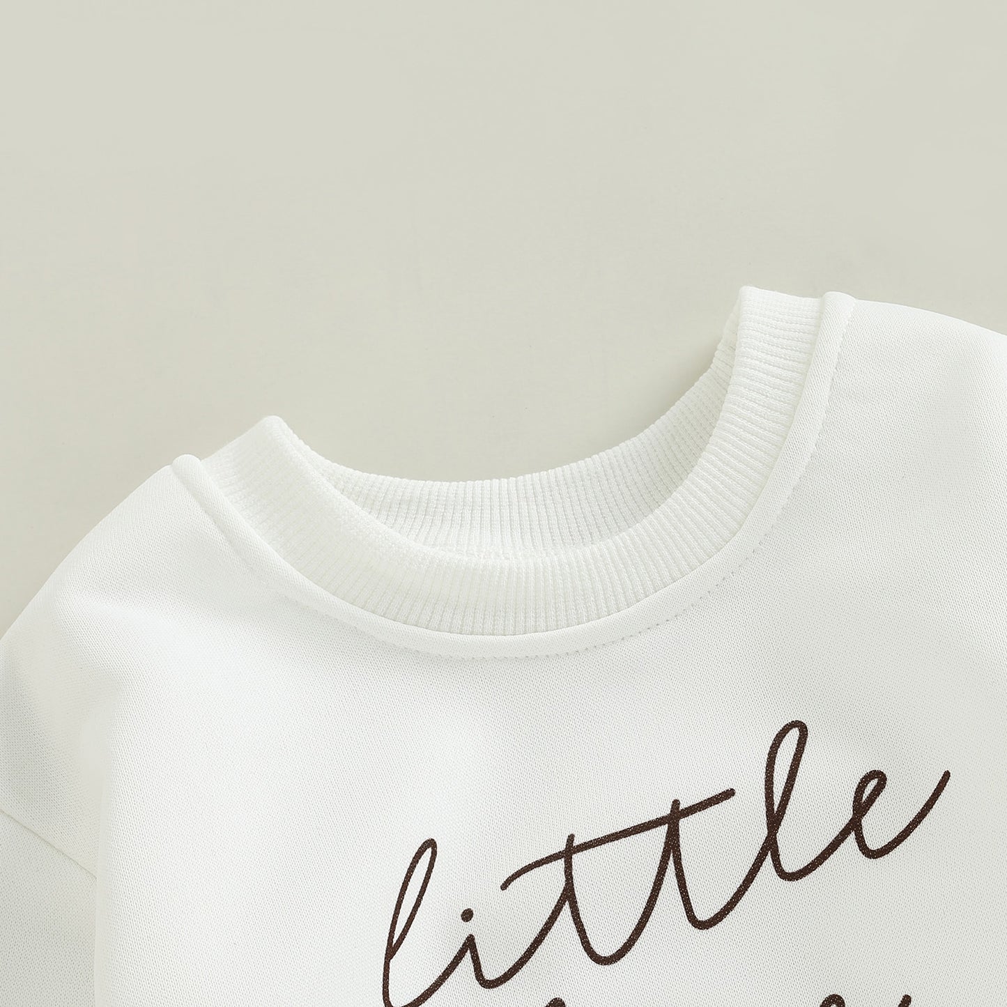 Long Sleeve Letter Printed Jumpsuit