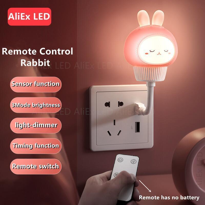 LED Chlidren USB Night Light With Remote Control