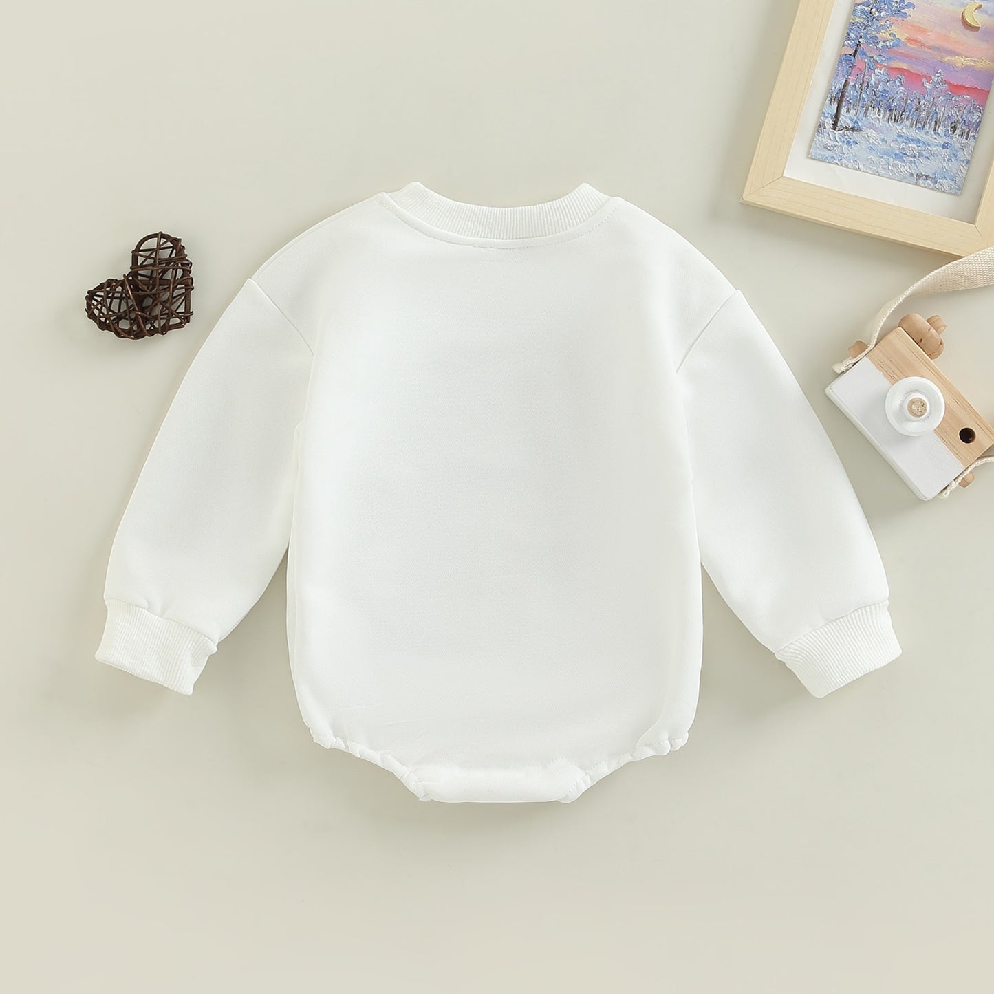 Long Sleeve Letter Printed Jumpsuit