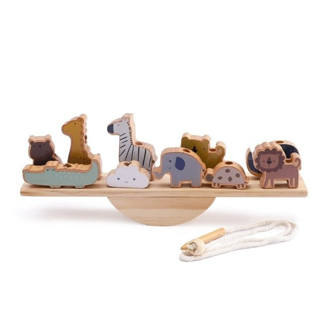 Wooden Animal Balance Blocks
