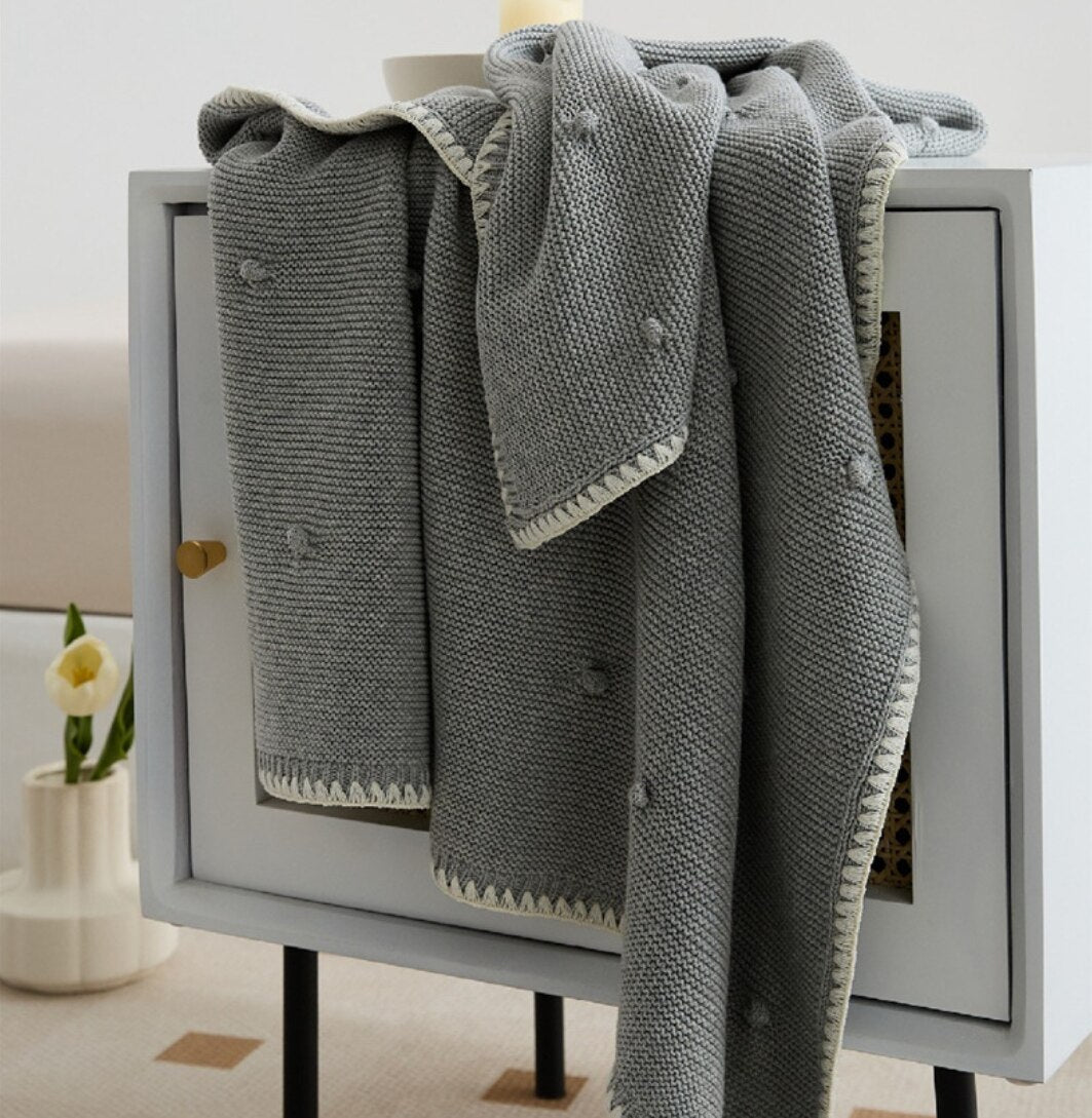 Knitted Nordic Soft Blanket