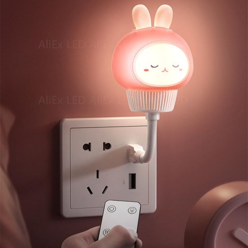 LED Chlidren USB Night Light With Remote Control