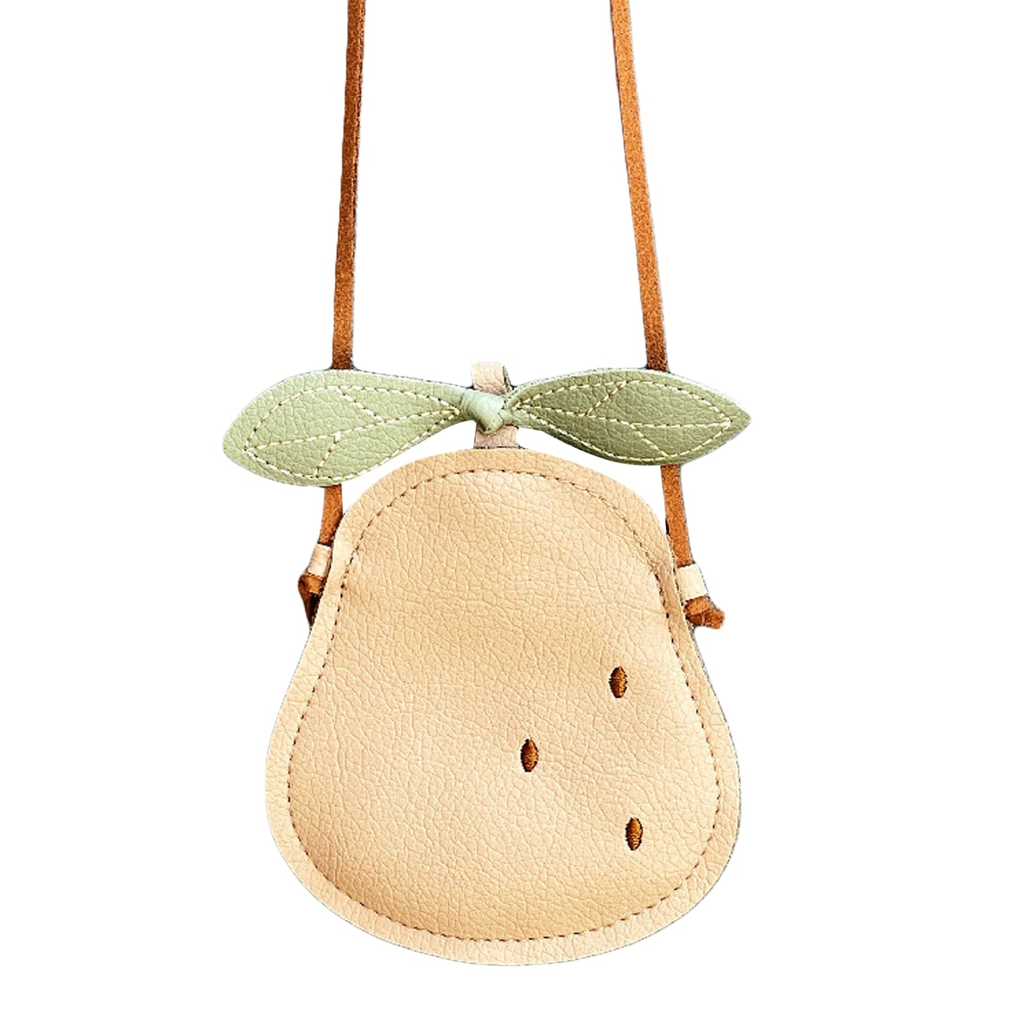 Leather Shoulder Bag Cartoon Pumpkin/ Beetle/ Pear