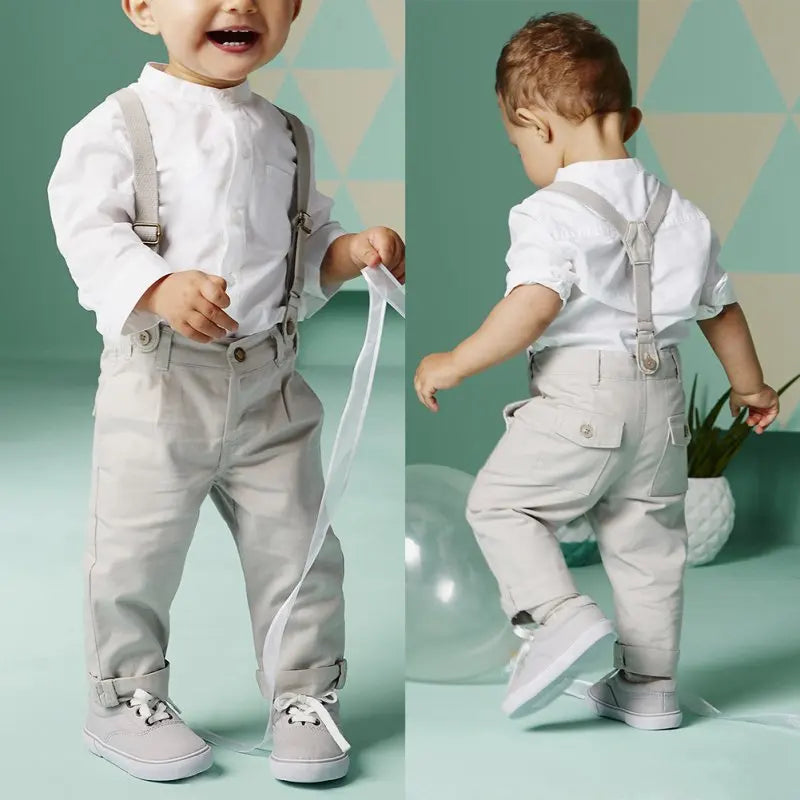 Shirt and Dungarees