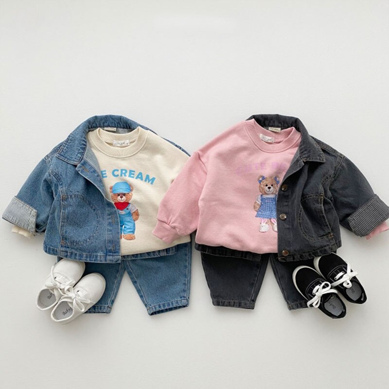 Baby pants pocket loose casual pants