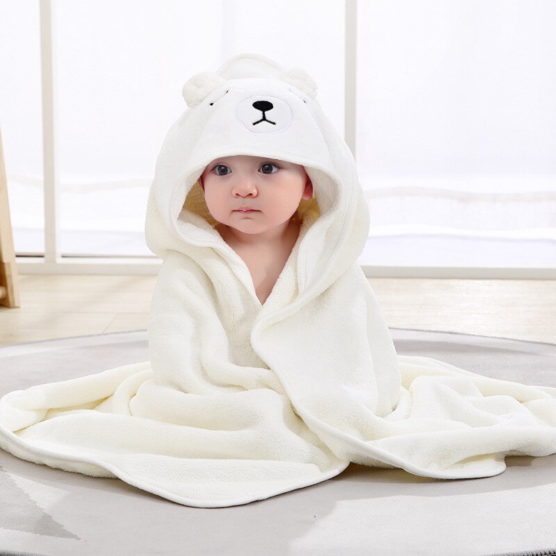 Flannel Fleece Animal Hooded Soft Children's Towel