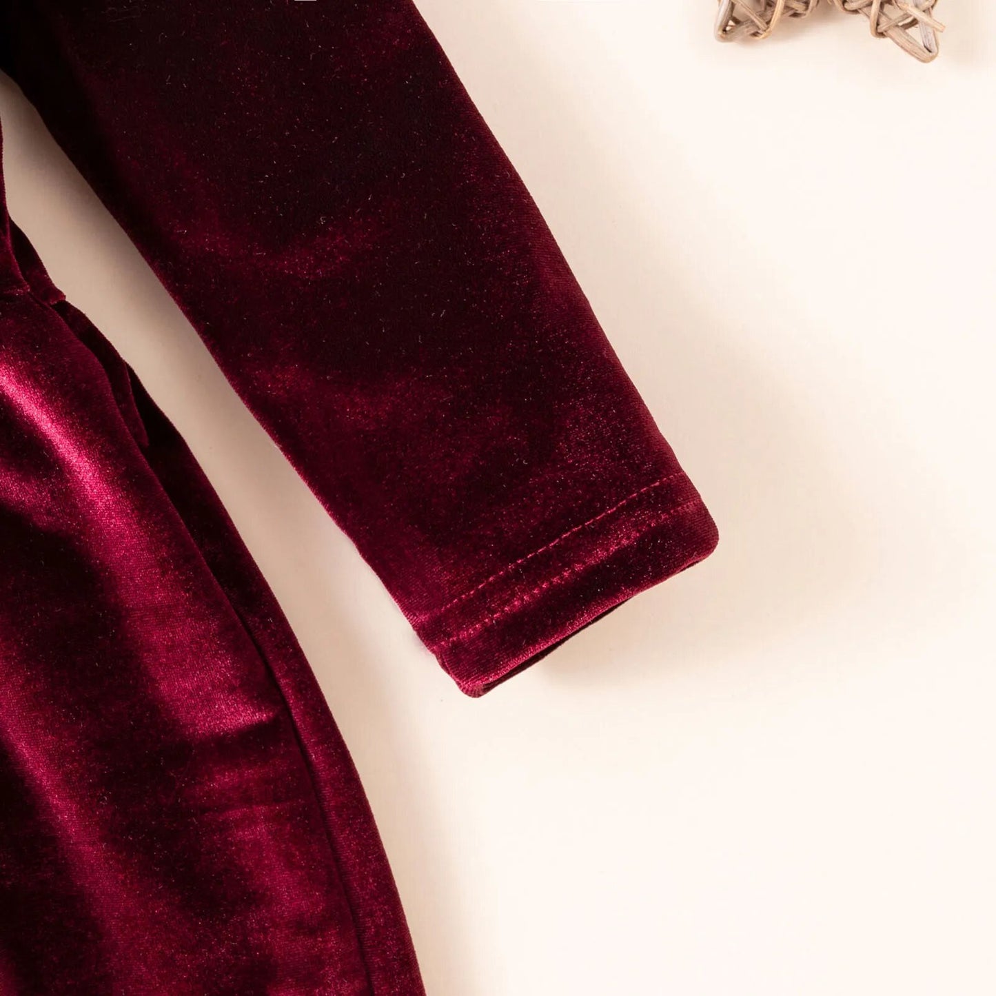 Long Sleeve Velvet Party Dress