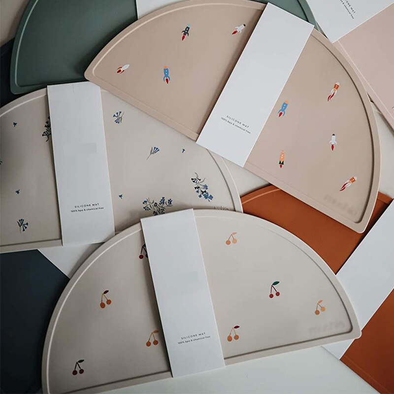 Silicone Baby Placemat Waterproof Heat Insulation
