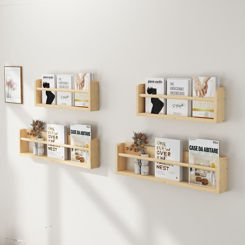 Wood Floating Book Shelves