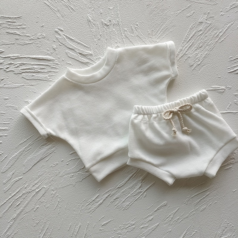 Organic Cotton Clothes Set Top and Short Unisex