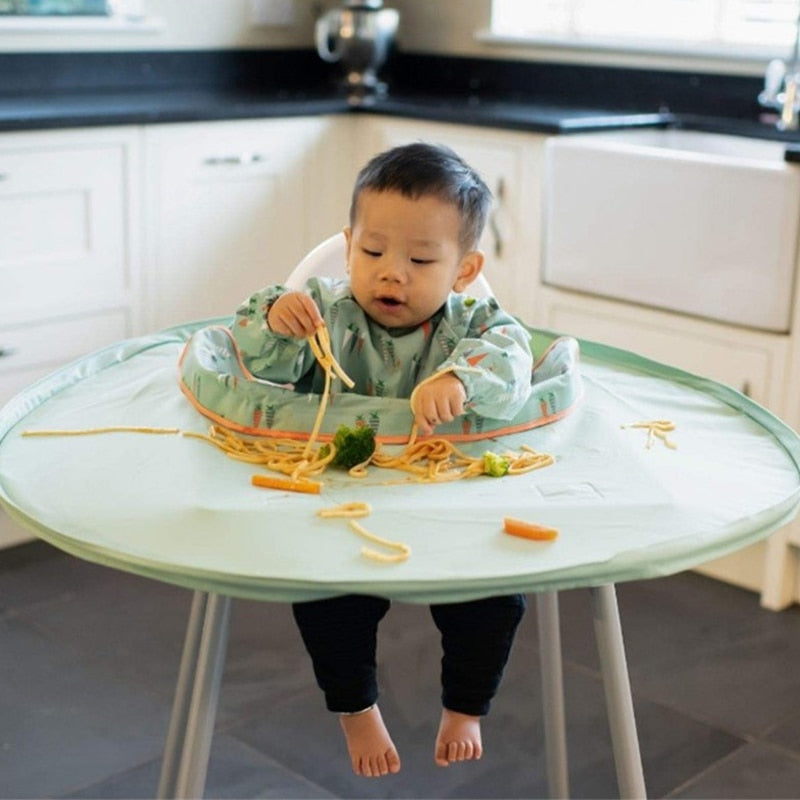 3 in 1 Baby Bib Table Cover Dining Chair Gown