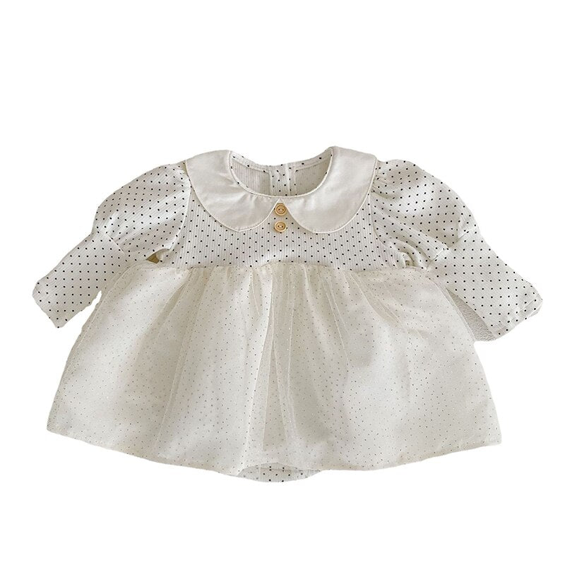 Newborn Doll Collar Romper