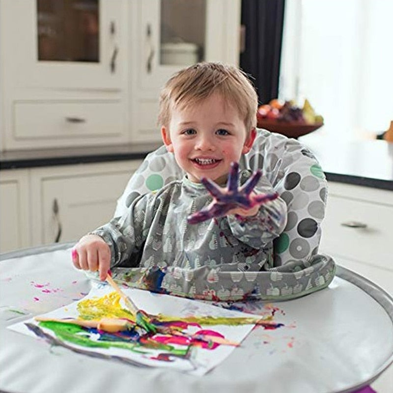 3 in 1 Baby Bib Table Cover Dining Chair Gown