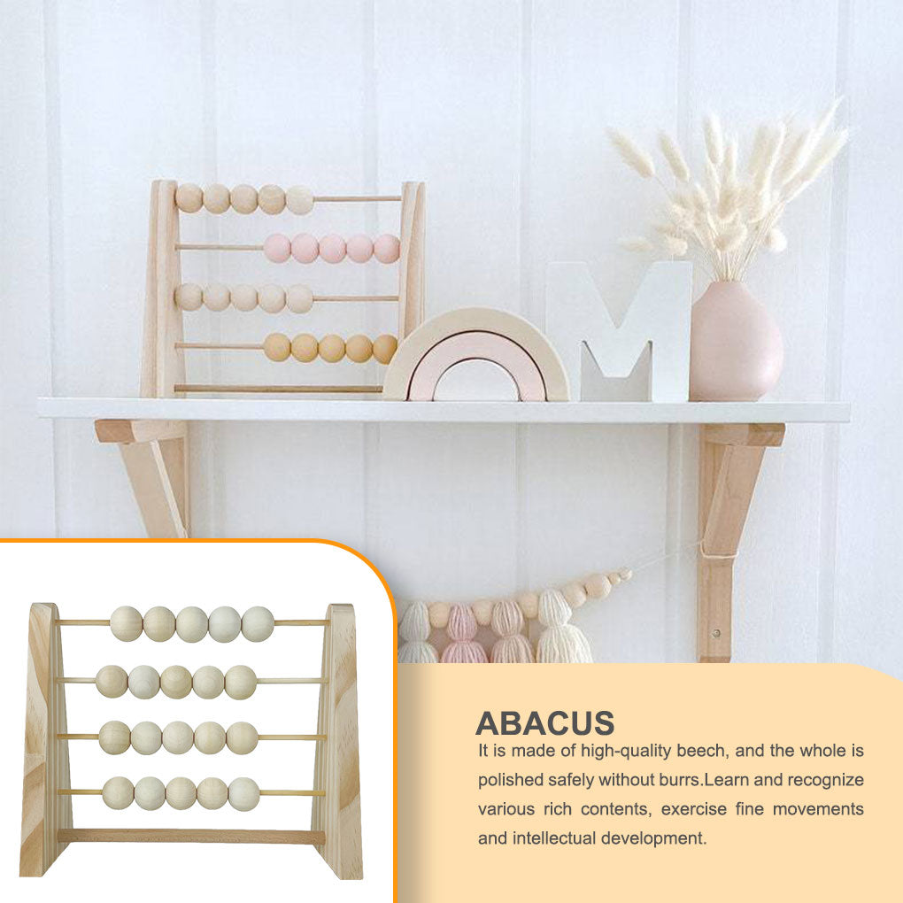 Wood Abacus Toy Early Education