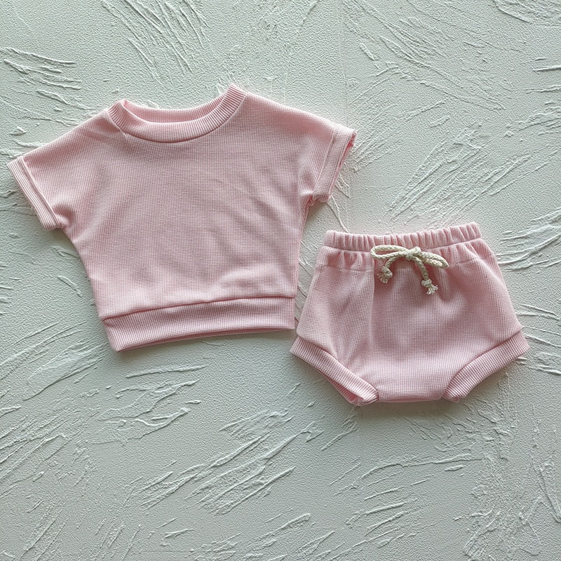 Organic Cotton Clothes Set Top and Short Unisex