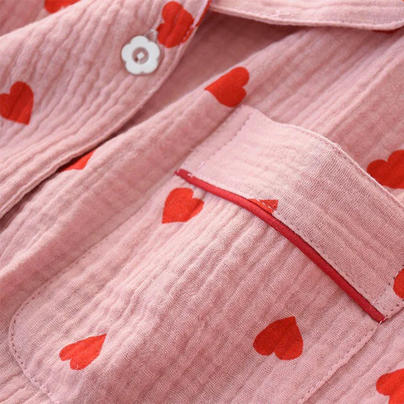 Love Heart Ladies Pyjamas