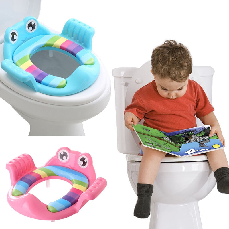 Baby Toilet Potty Seat with Armrest for Training