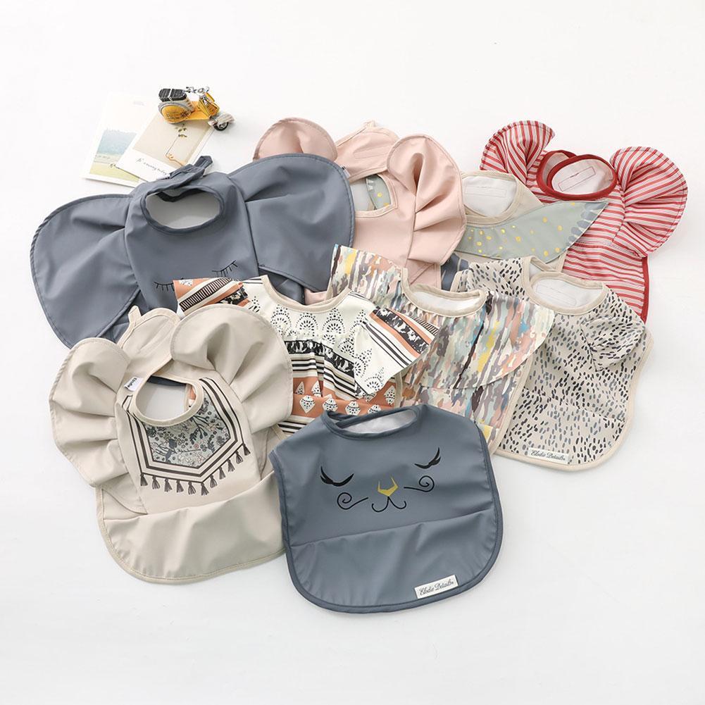 Baby Cotton Bib Infant Feed Pocket