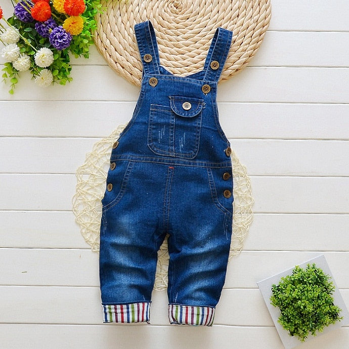Unisex Denim Dungarees