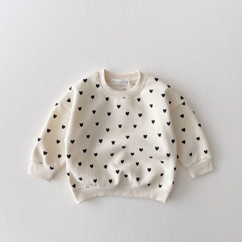Heart patterned 2 piece set.