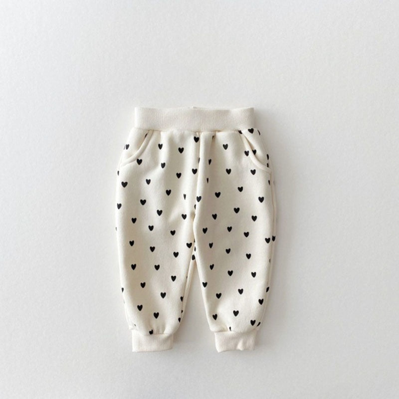 Heart patterned 2 piece set.