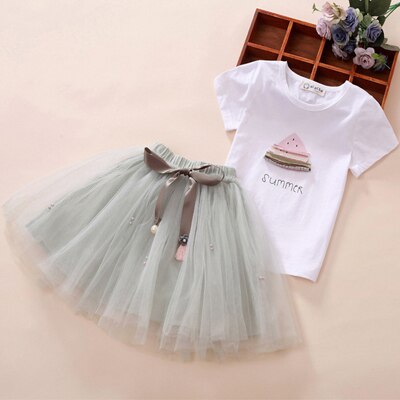 Toddler Girls Sets Top + Skirt