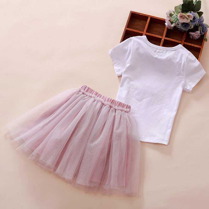 Toddler Girls Sets Top + Skirt